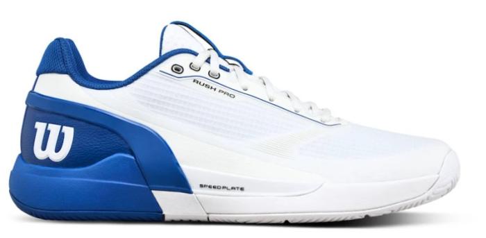 Wilson  Rush Pro 5 Allcourt Herren-weiß, blau